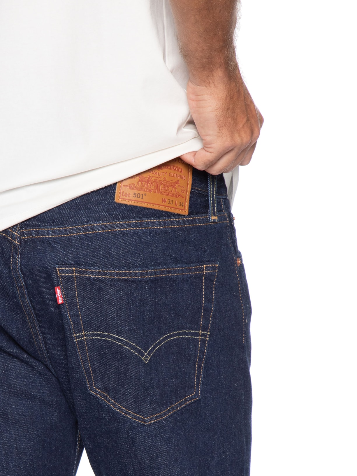 Calça Jeans Masculina 501 Levi's Original Fit Azul Levi's