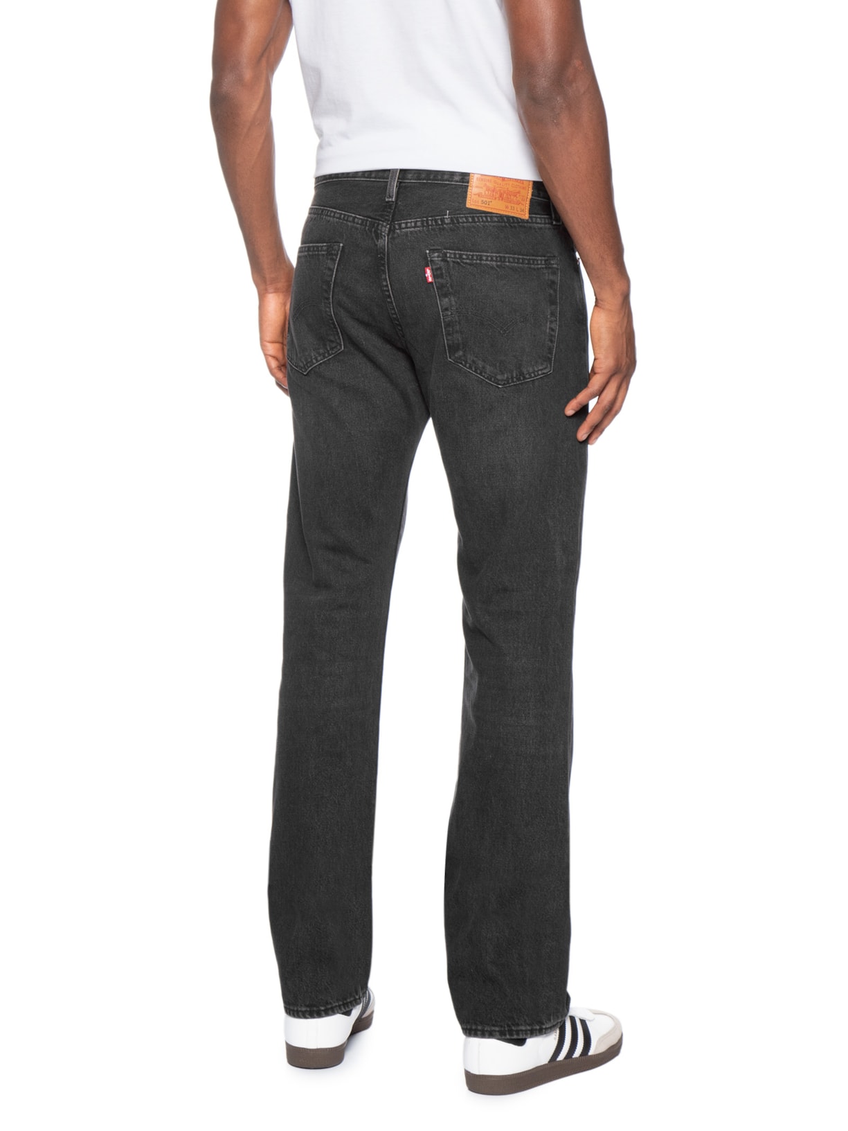 Calça Jeans Masculina 501 Original Thermodapt Preto Levi's