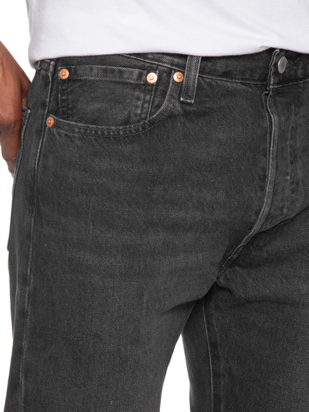 Calça Jeans Masculina 501 Original Thermodapt Preto Levi's