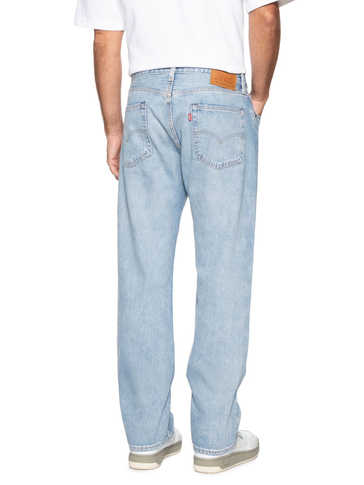 Calça Jeans Masculina 501  Relaxed Fit Reta Azul Levi's