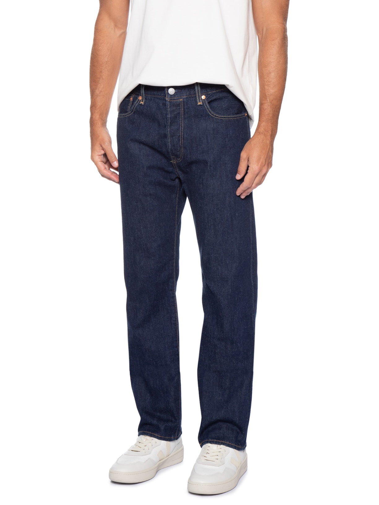 Calça Jeans Masculina 501® Levi's® Original Fit Azul Levi's