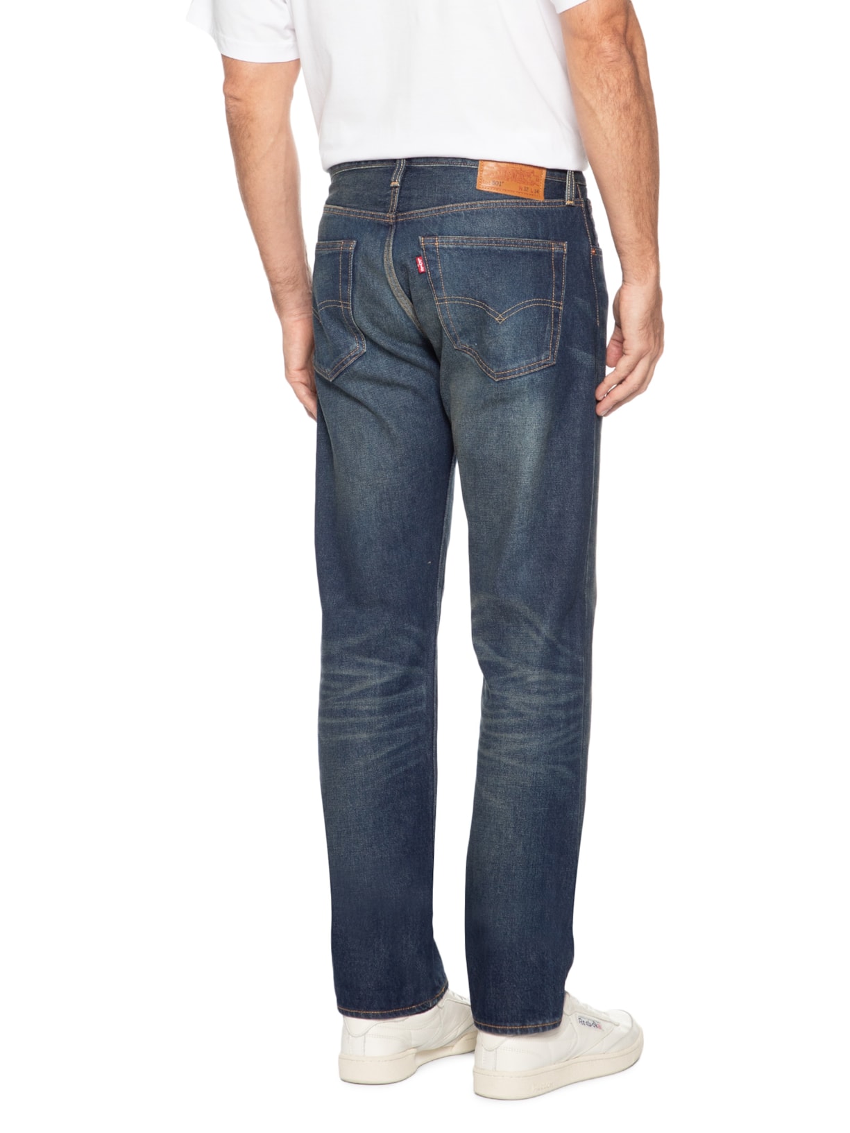 Calça Jeans Masculina 501® Original Fit Selvedge Azul Levi's