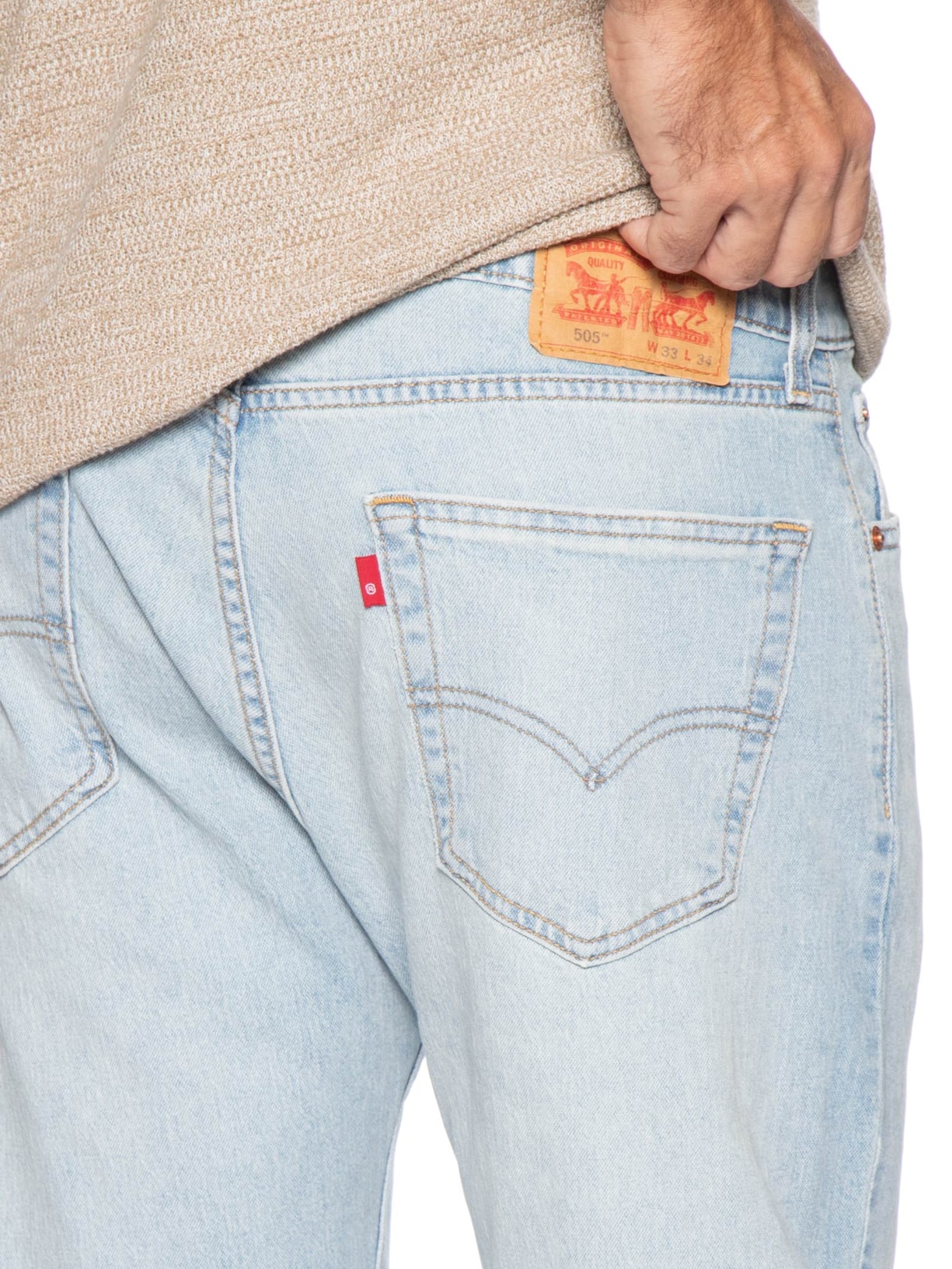 Calça Jeans Masculina 505 Regular Fit Azul Levi's