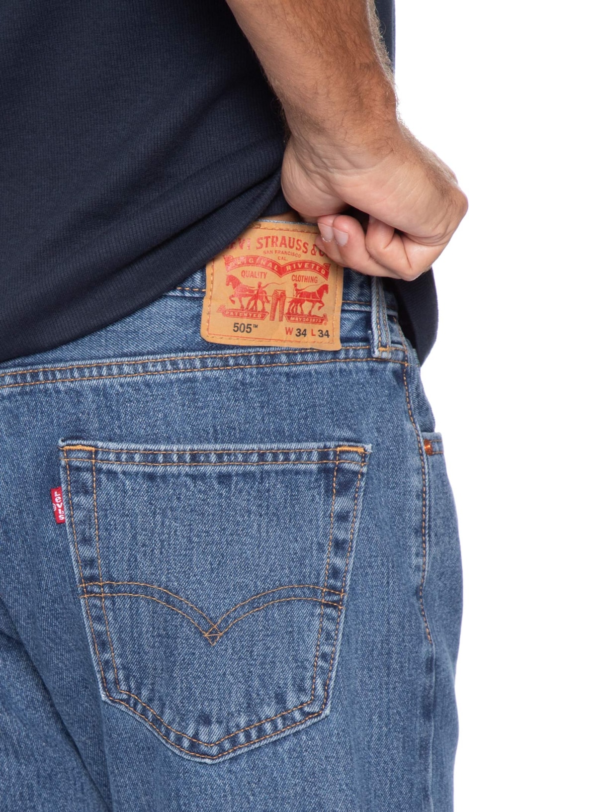 Calça Jeans Masculina 505 Regular Fit Azul Levi's