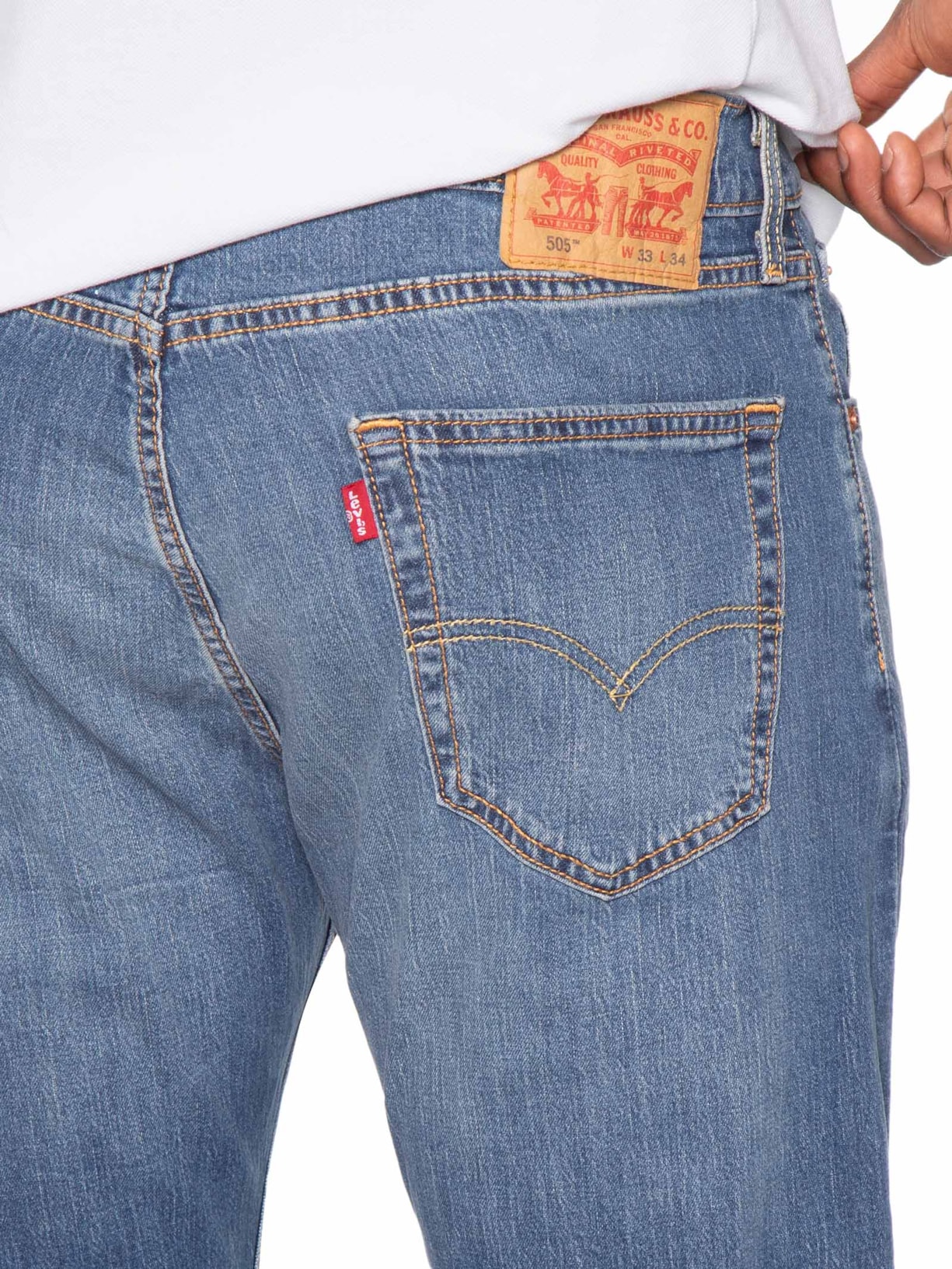 Calça Jeans Masculina 505 Regular Fit Azul Levi's Levi's