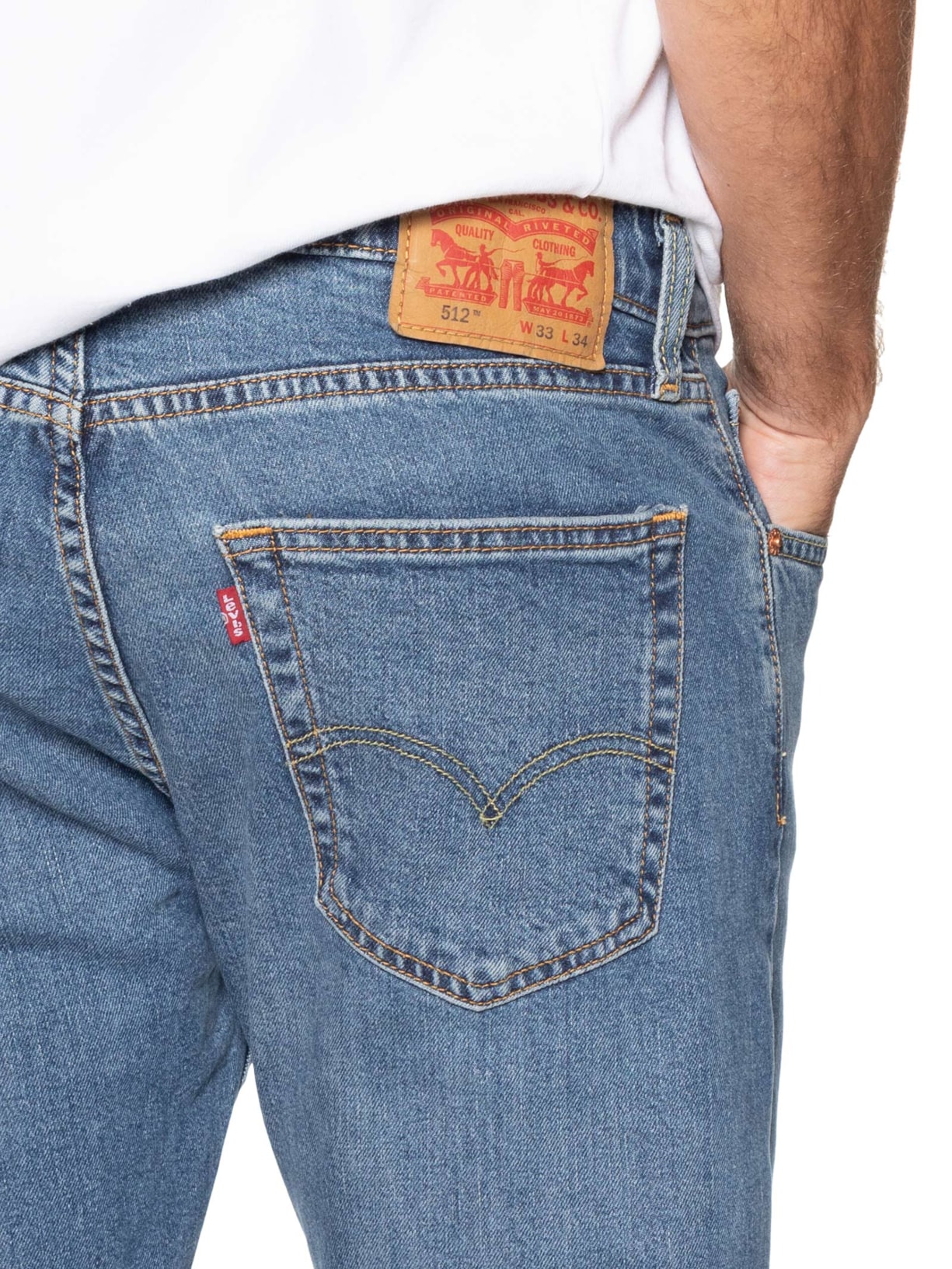 Calça Jeans Masculina 512® Slim Taper Fit Azul Levi's