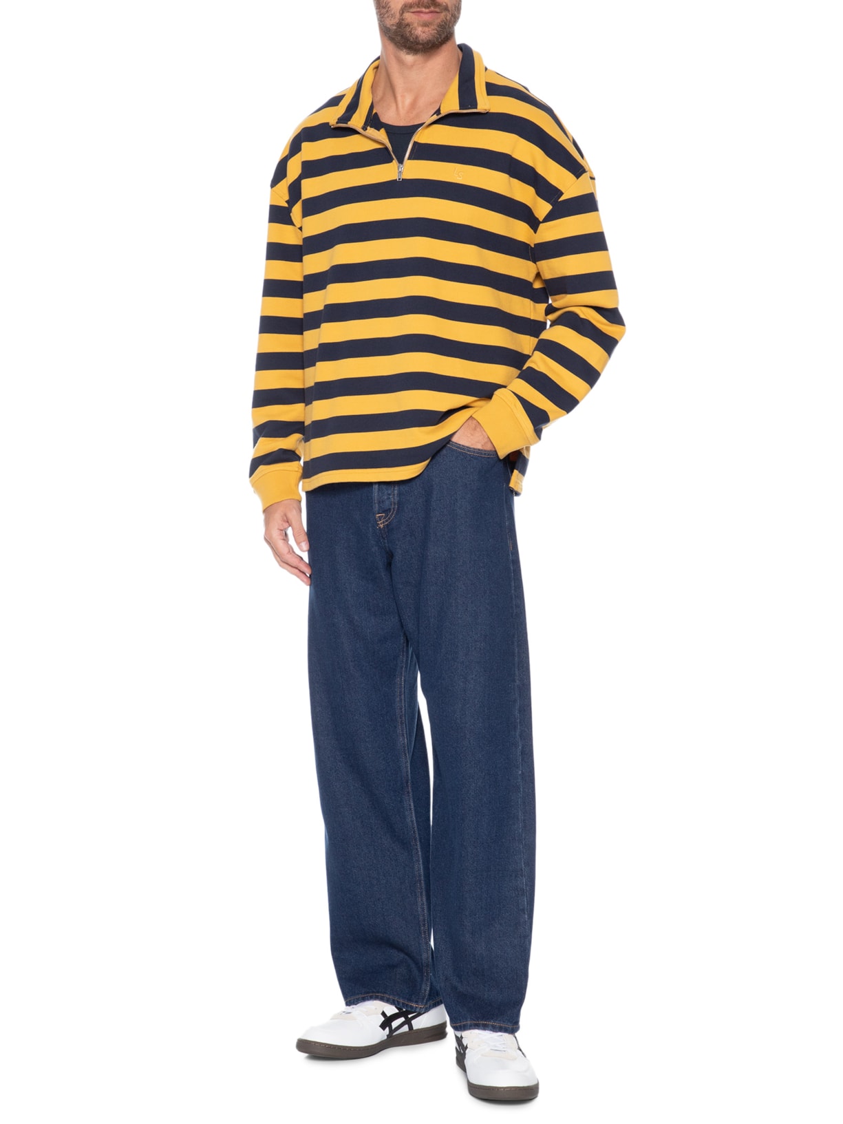 Calça Jeans Masculina Alex Original Azul Jack & Jones