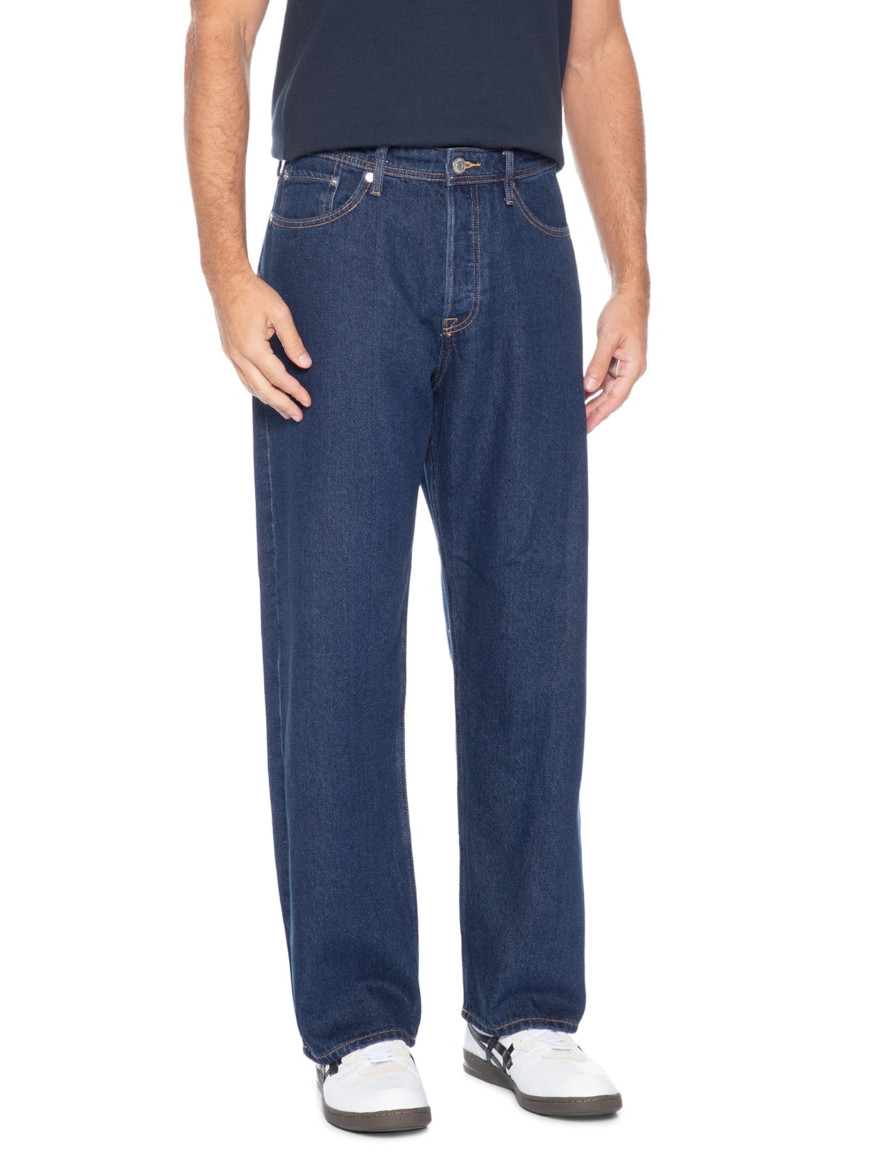 Calça Jeans Masculina Alex Original Azul Jack & Jones