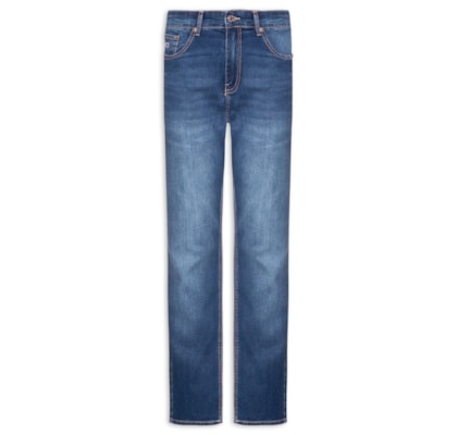 Calça Jeans Masculina Austin Slim Fit Tapered - Azul