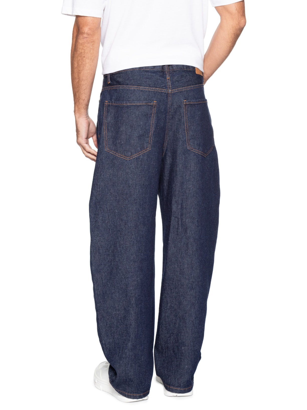 Calça Jeans Masculina Barrel Fit Azul Hering