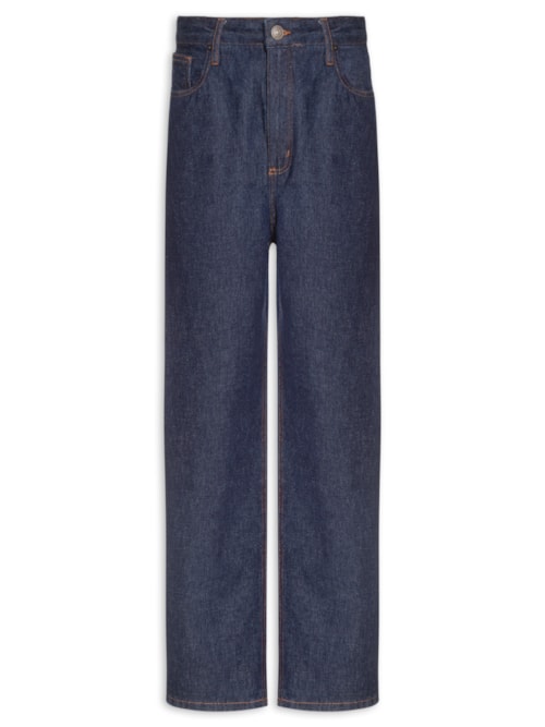 Calça Jeans Masculina Barrel Fit - Azul