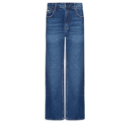 Calça Jeans Masculina  Boot Cut 5 Pockets - Azul