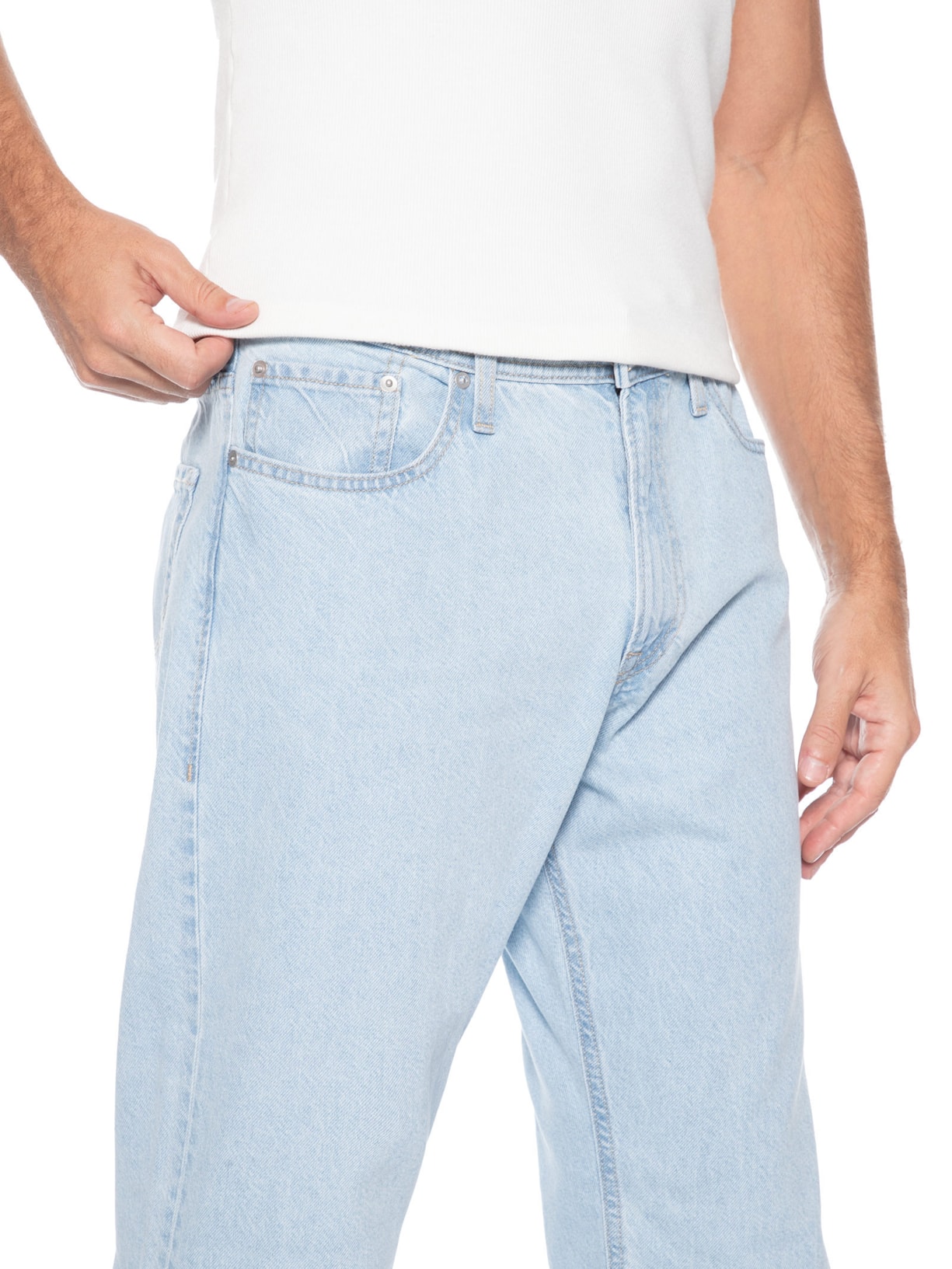 Calça Jeans Masculina Chris Original Fit Azul Jack & Jones