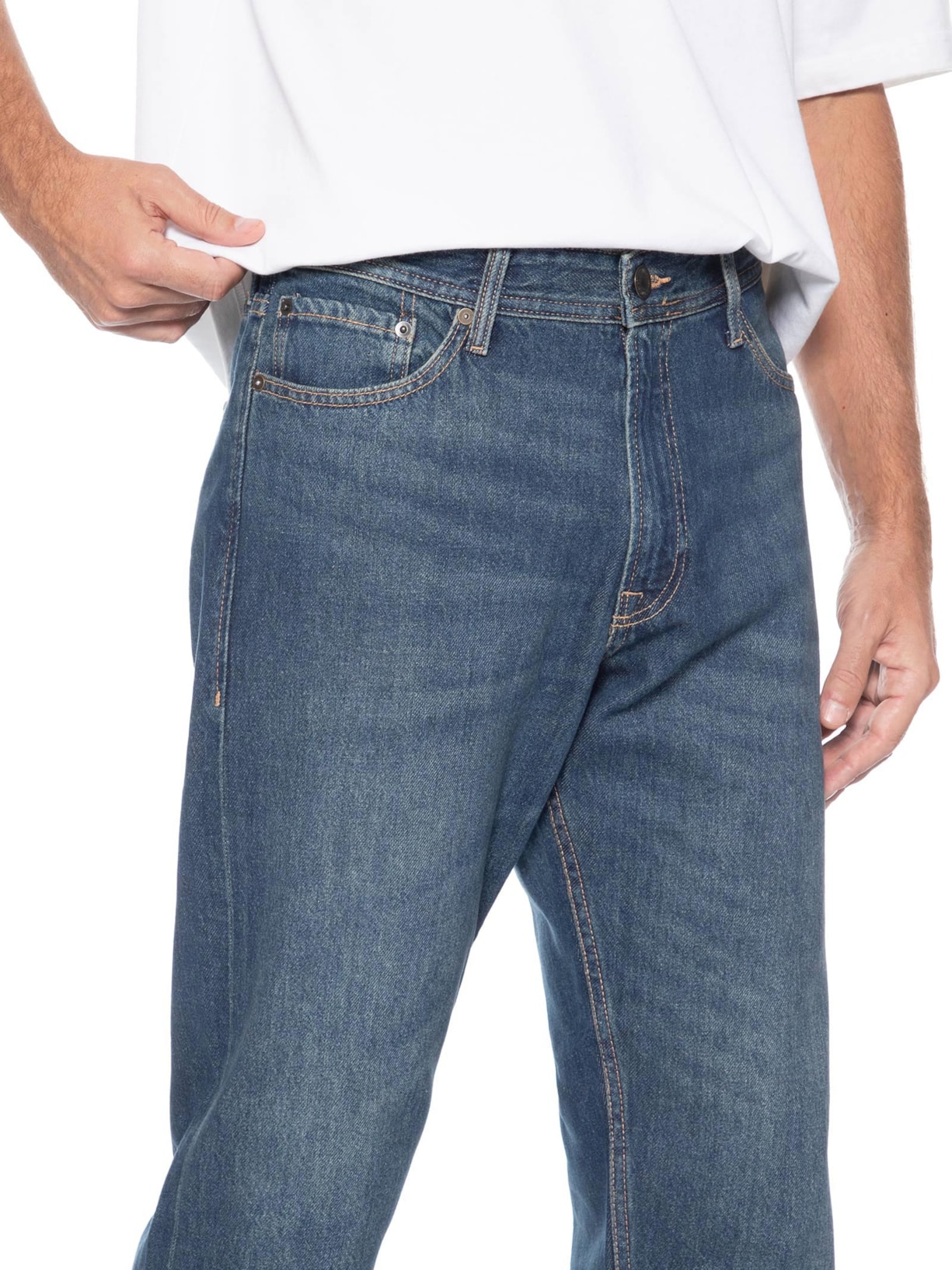Calça Jeans Masculina Chris Original Fit Azul Jack & Jones