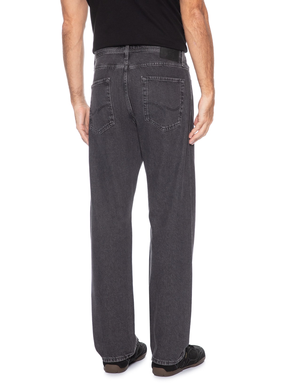 Calça Jeans Masculina Chris Original Fit Preto Jack & Jones