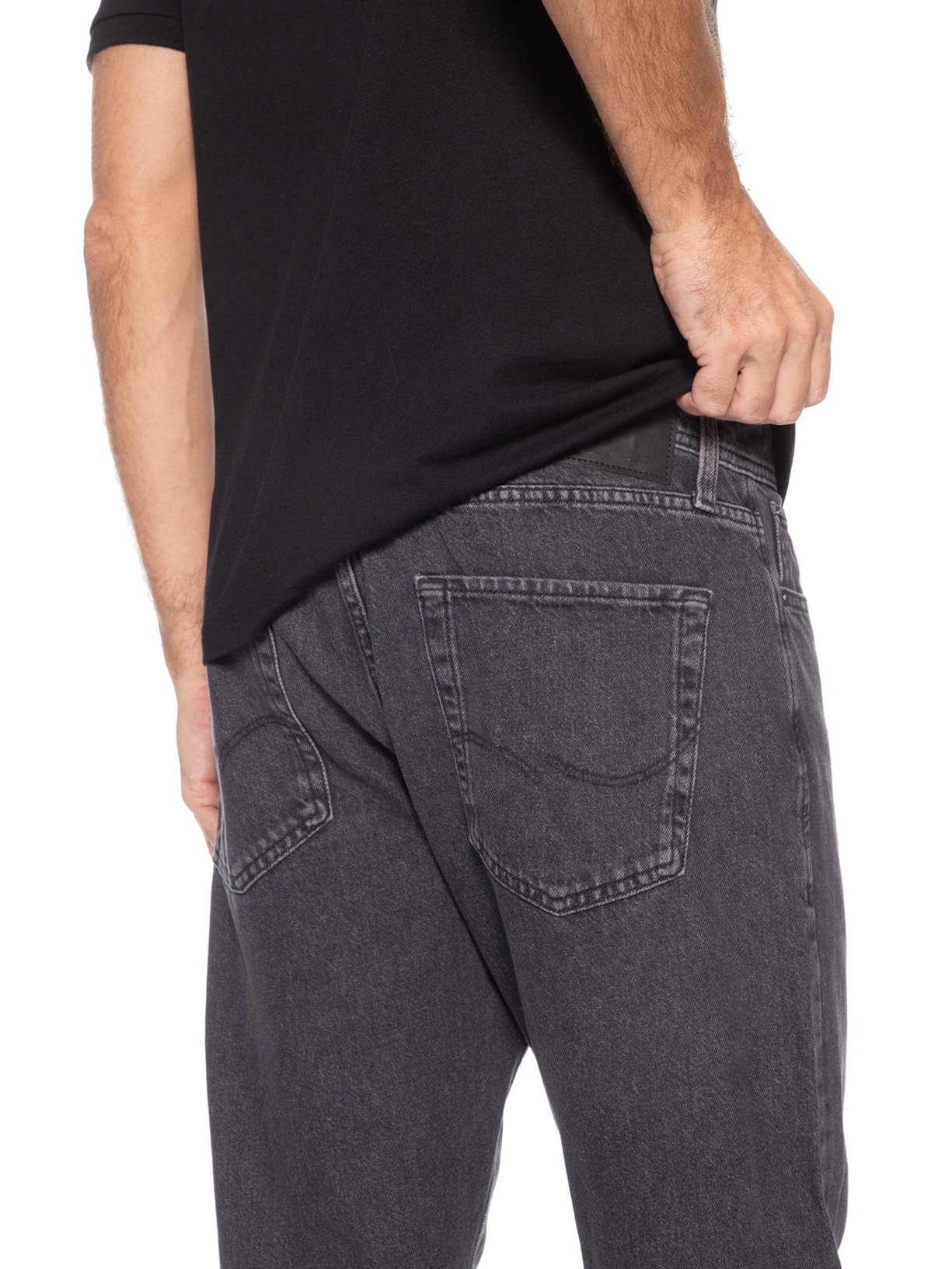 Calça Jeans Masculina Chris Original Fit Preto Jack & Jones