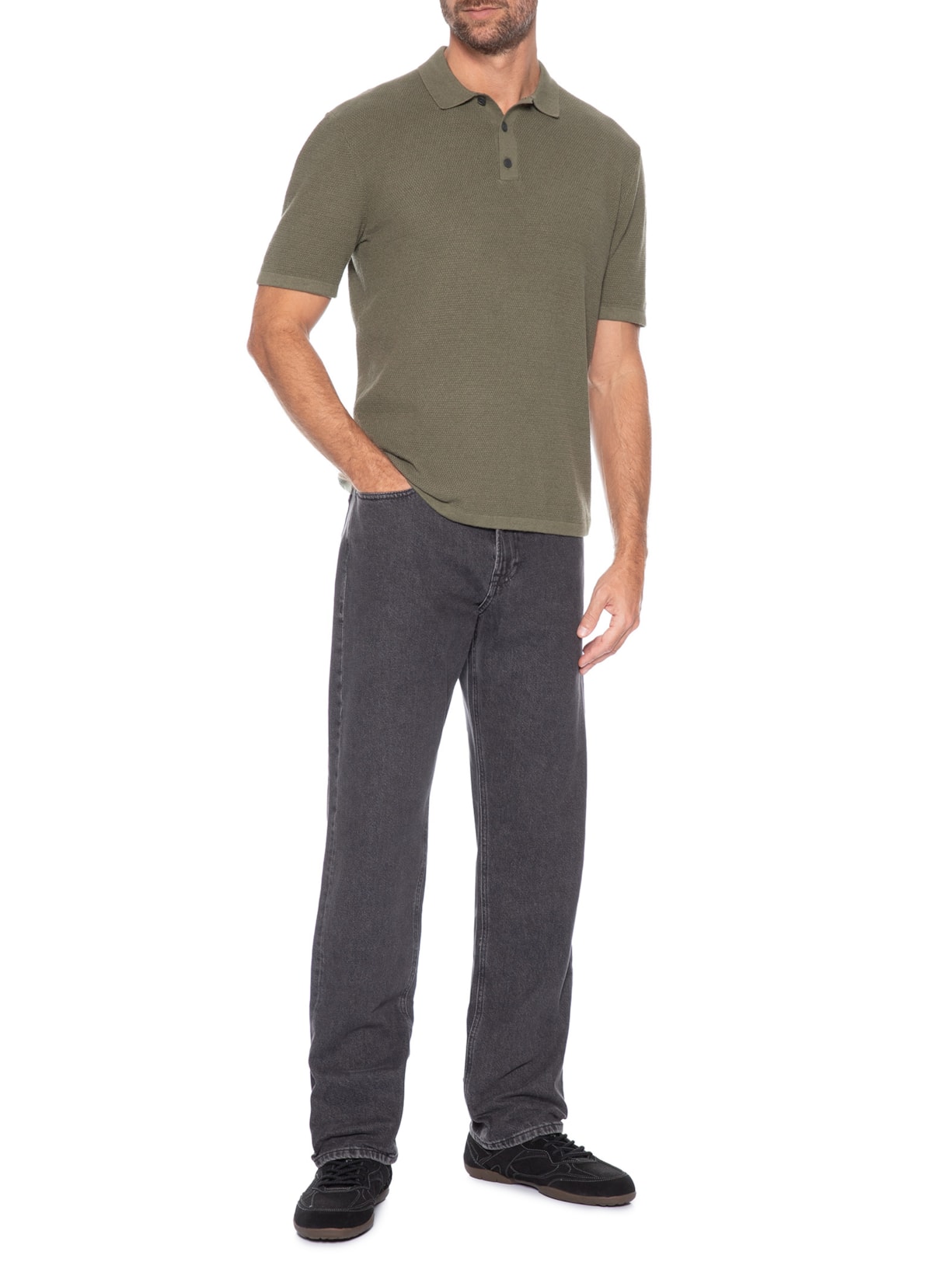 Calça Jeans Masculina Chris Original Fit Preto Jack & Jones