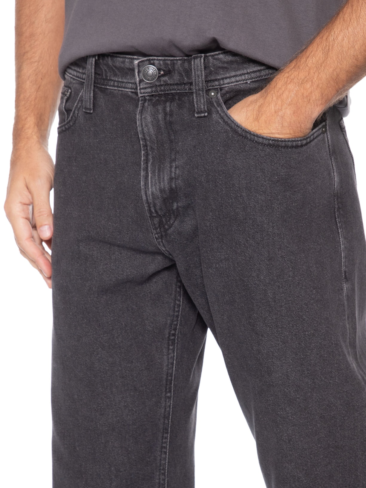 Calça Jeans Masculina Chris Original Fit Preto Jack & Jones
