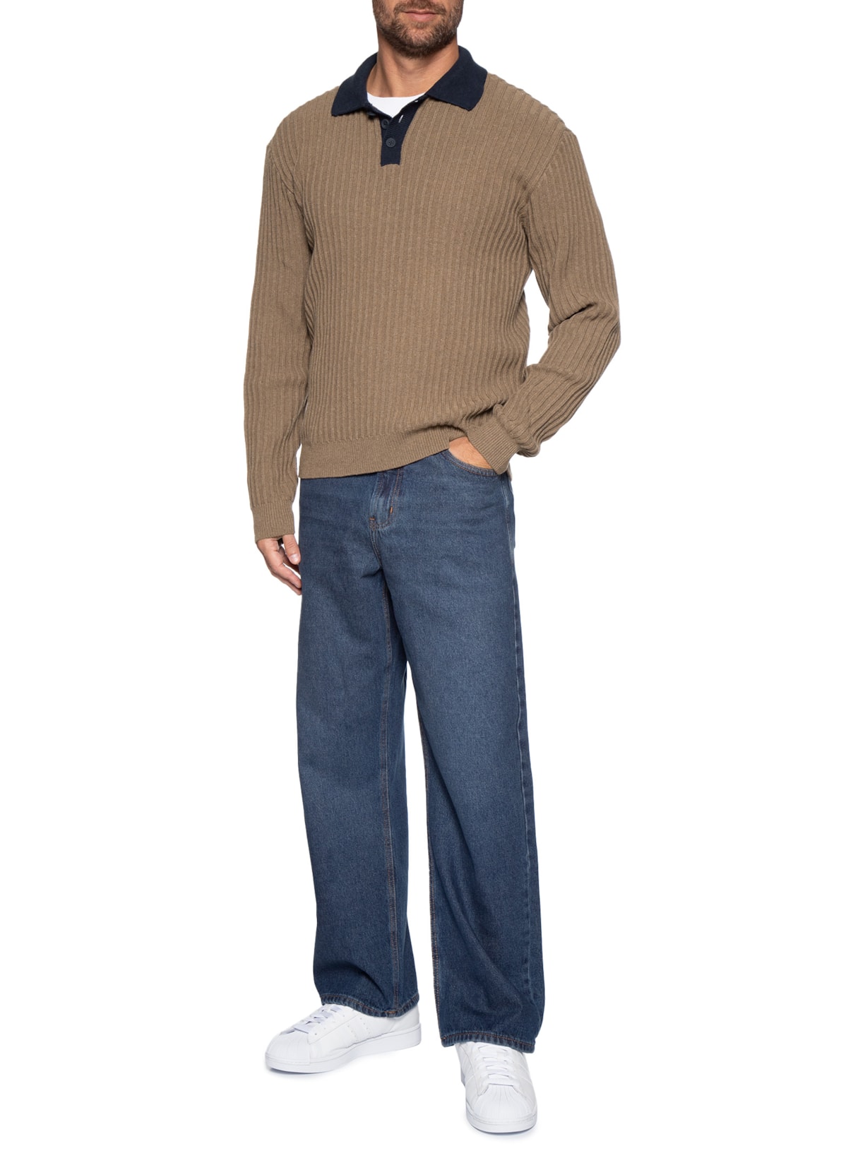 Calça Jeans Masculina Comfort Fit Azul Hering