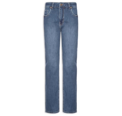 Calça Jeans Masculina Dirty Reta Fit - Azul