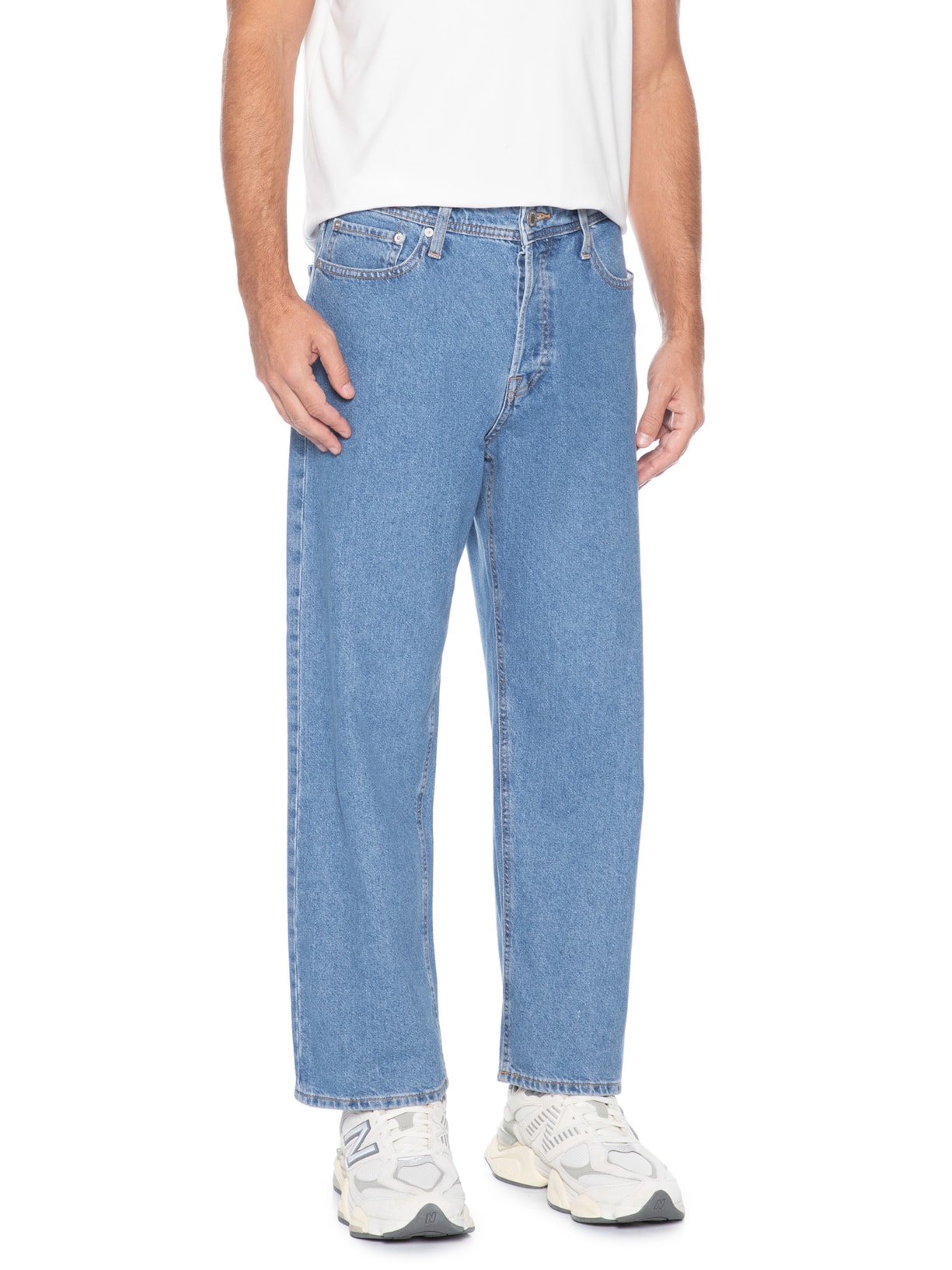 Calça Jeans Masculina Eddie Basic Azul Jack & Jones
