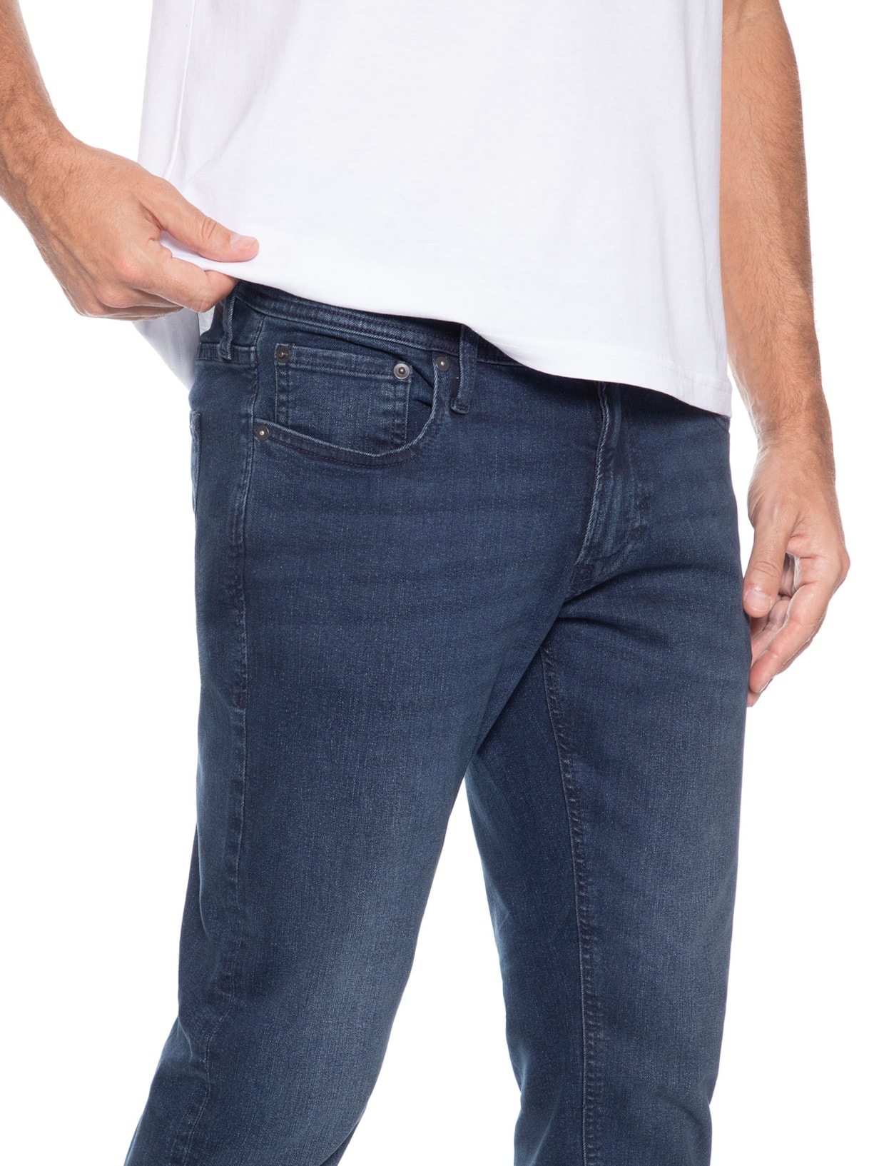 Calça Jeans Masculina Glenn Basic Azul Jack & Jones