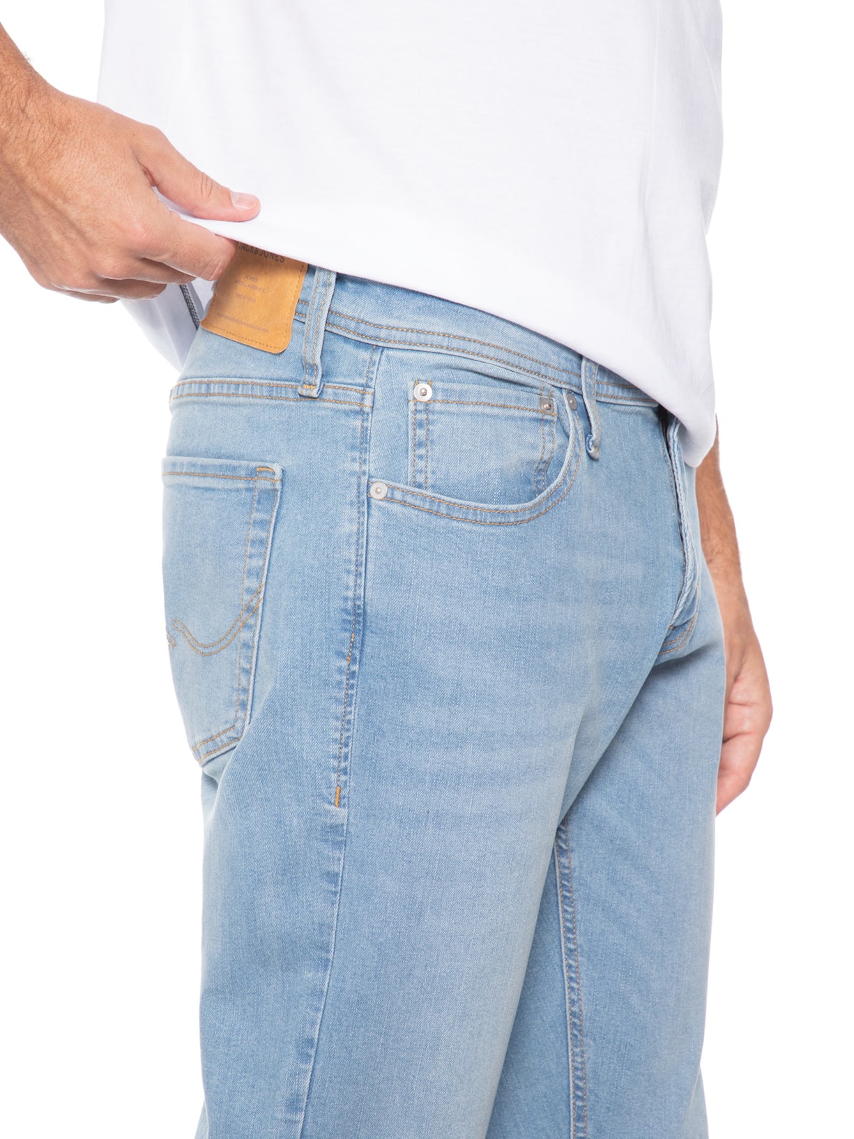 Calça Jeans Masculina Glenn Original Fit Azul Jack & Jones