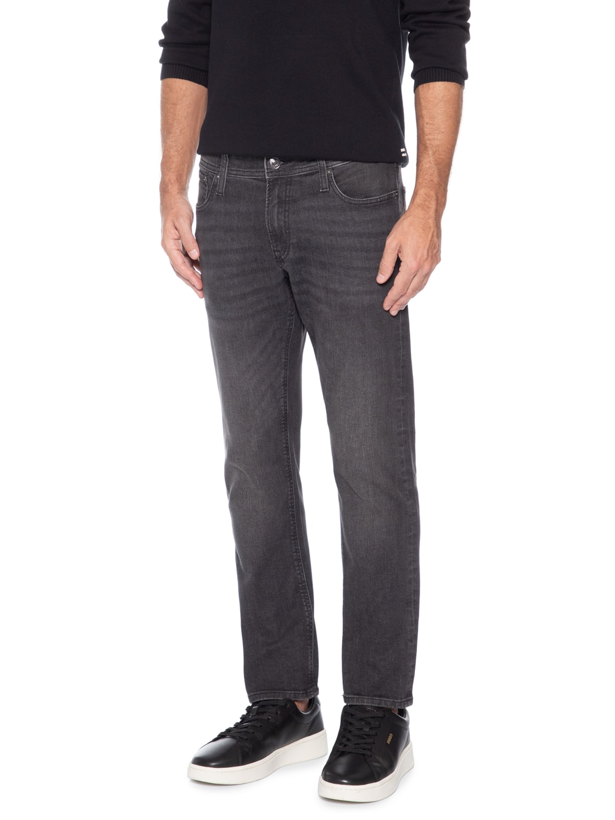 Calça Jeans Masculina Glenn Original Fit Preto Jack & Jones