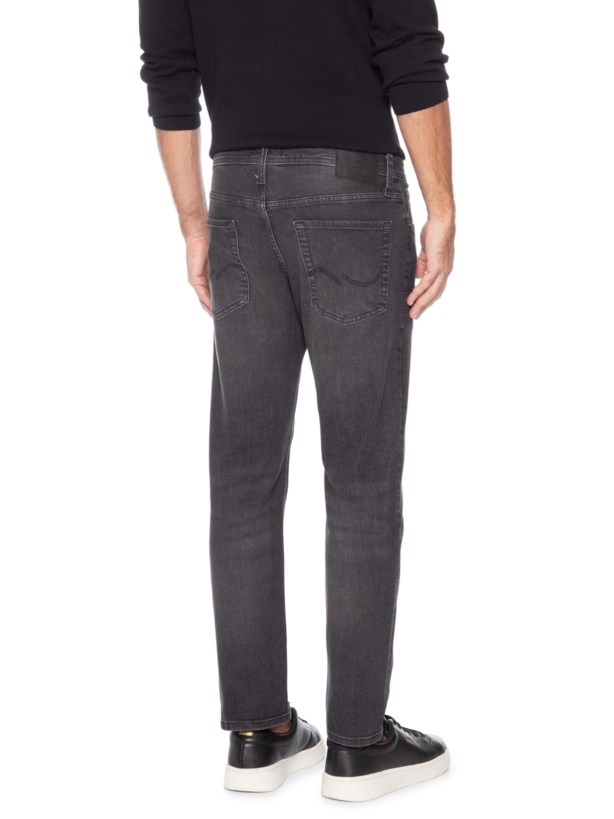 Calça Jeans Masculina Glenn Original Fit Preto Jack & Jones