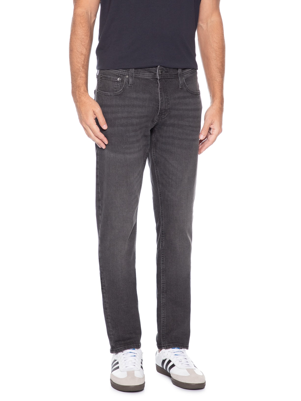Calça Jeans Masculina Glenn Original Fit Preto Jack & Jones