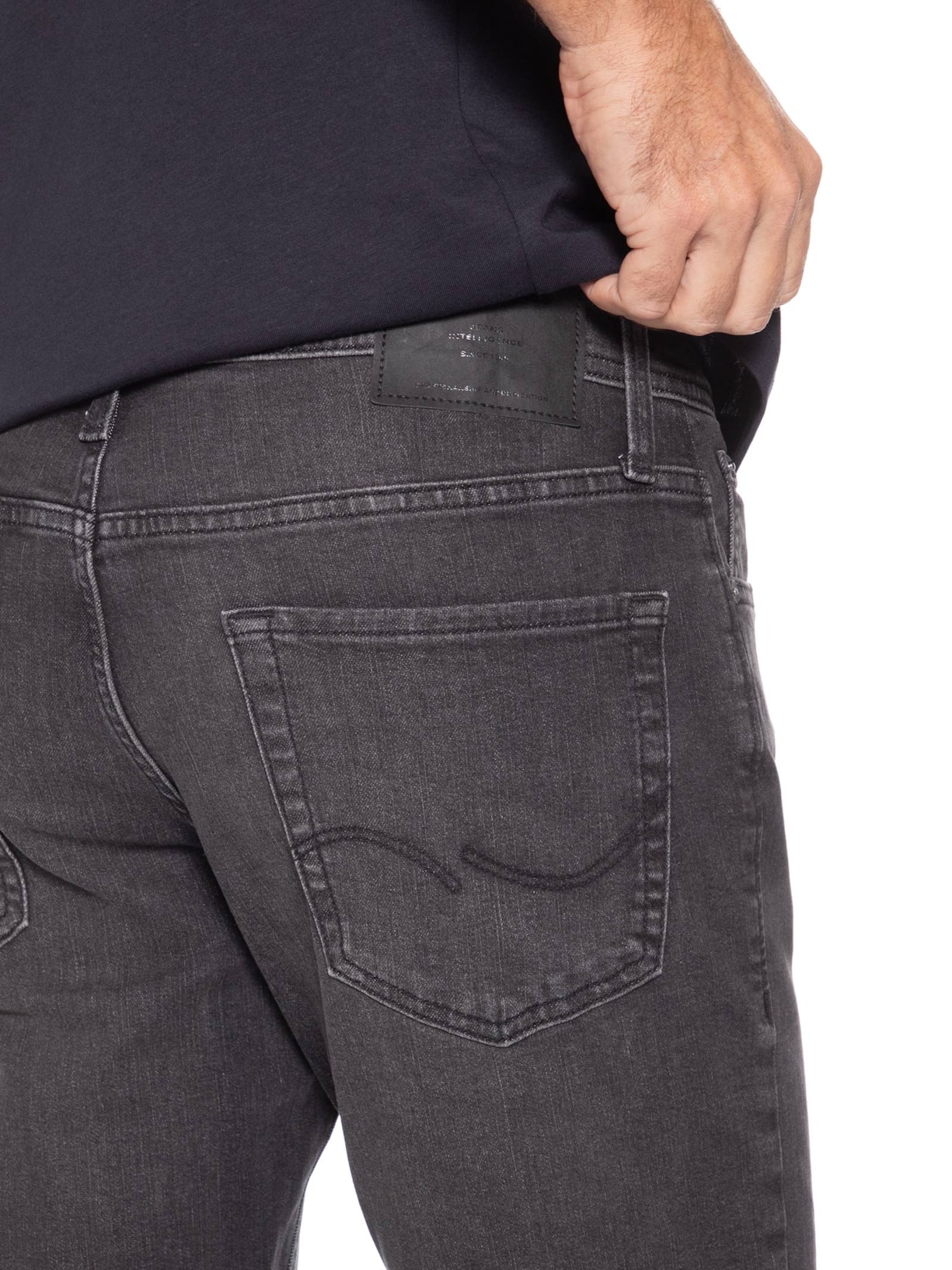 Calça Jeans Masculina Glenn Original Fit Preto Jack & Jones