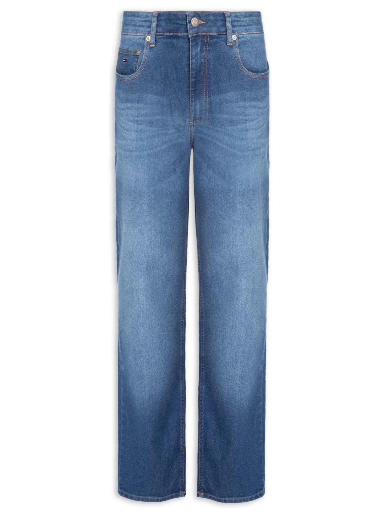 Calça Jeans Masculina Regular Fit Otis CBF DI6163 Azul Tommy Jeans