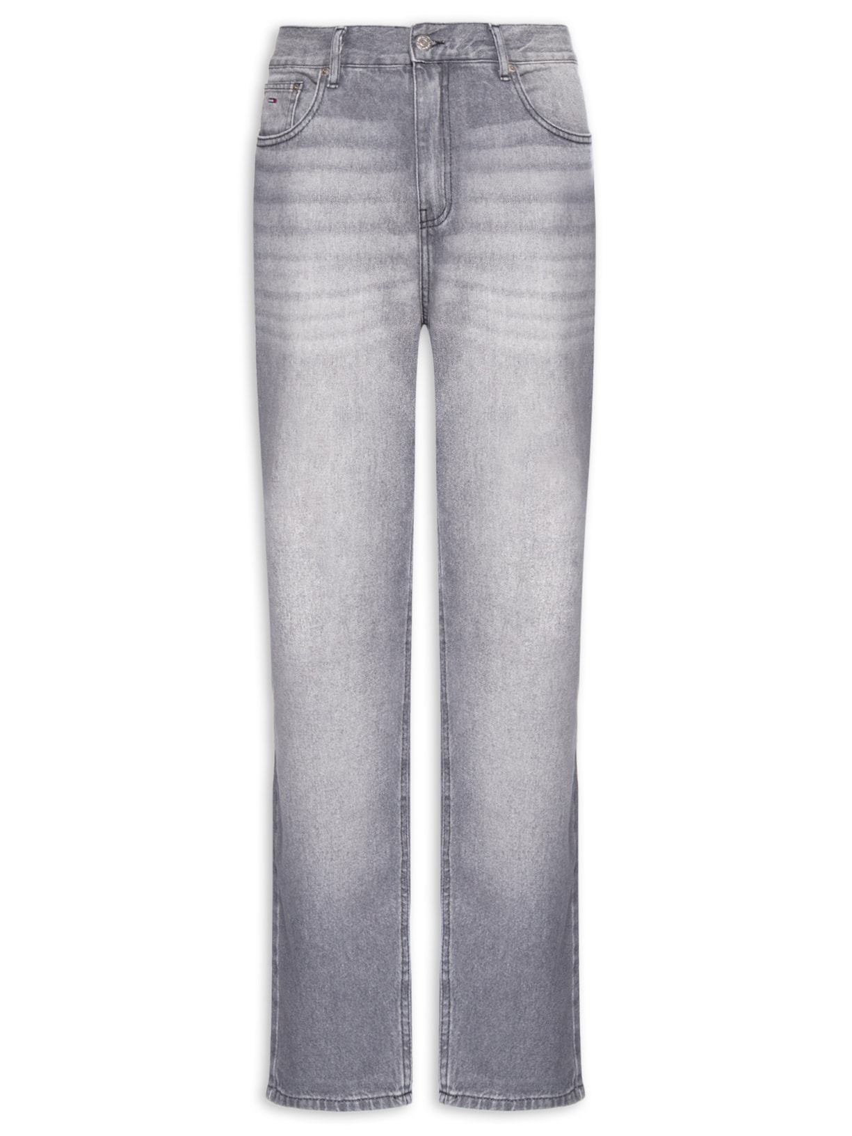 Calça Jeans Masculina Regular Tapped Fit Sonny Cinza Tommy Jeans