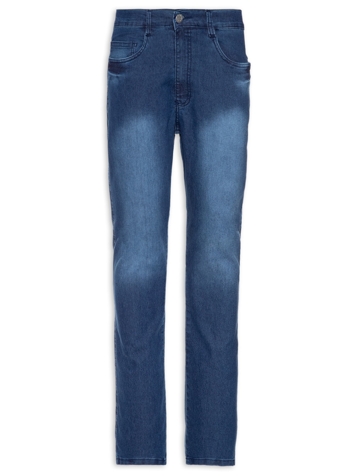 Calça Jeans Masculina Reta Azul '2 Essential
