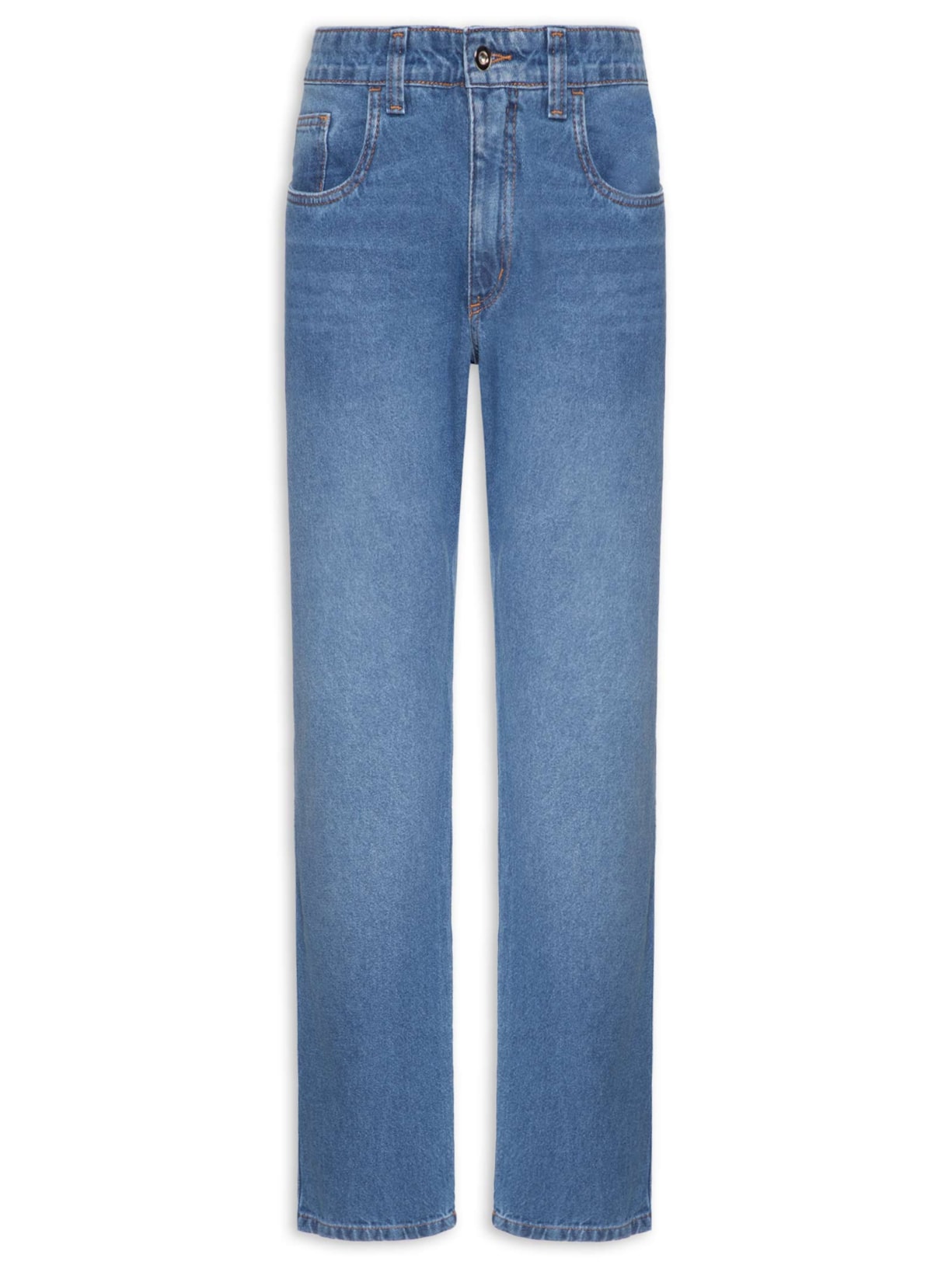 Calça Jeans Masculina Reta Azul Basiq Men
