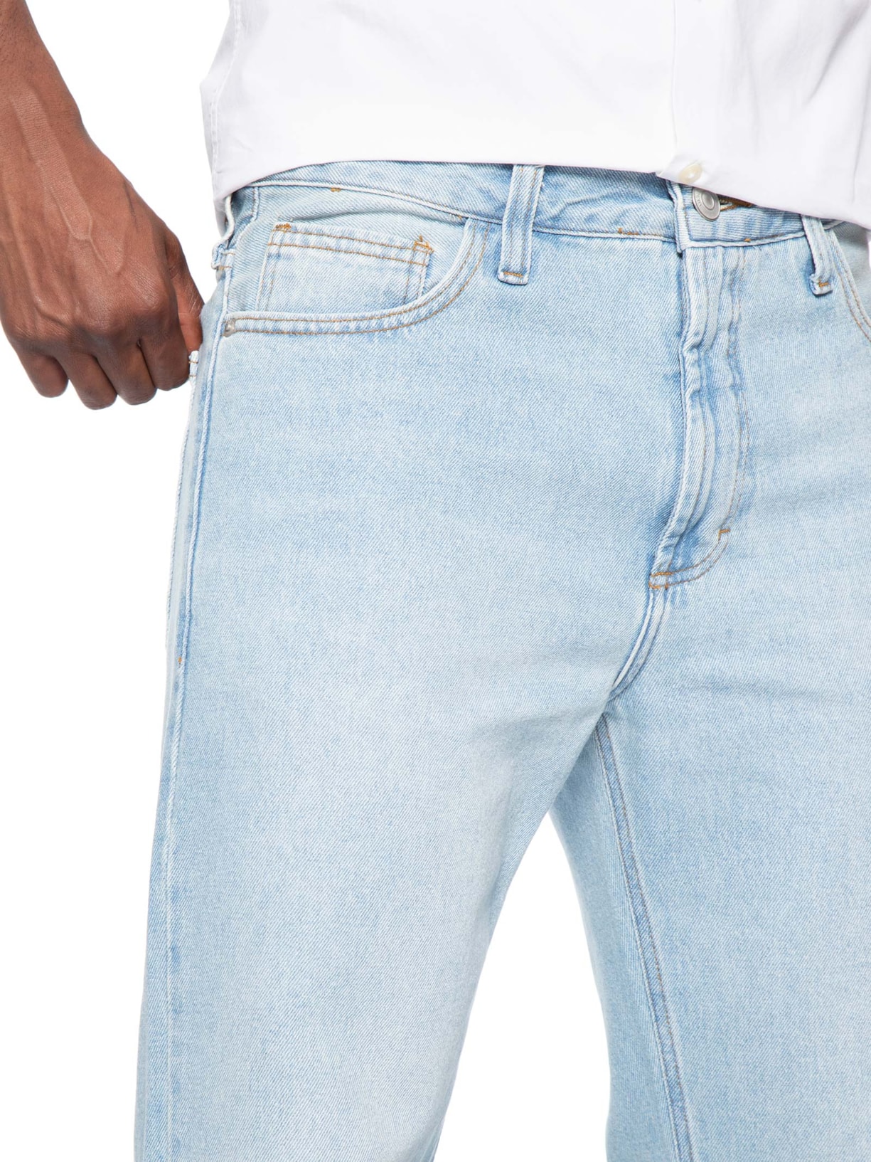 Calça Jeans Masculina Reta Azul Hering
