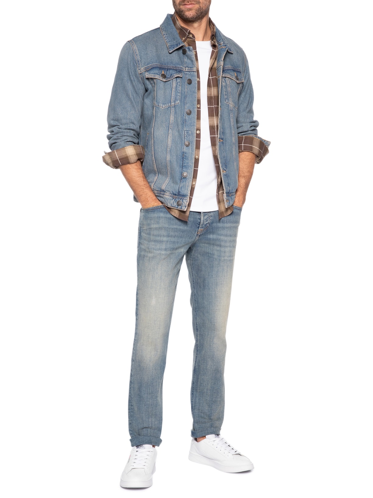 Calça Jeans Masculina Reta D-Finitive – Azul Diesel