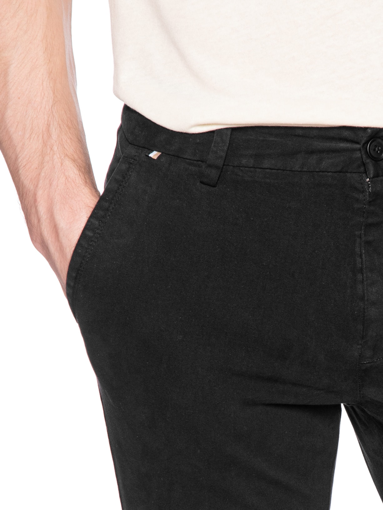 Calça Jeans Masculina Reta H-Kaiton 01 Preto Boss