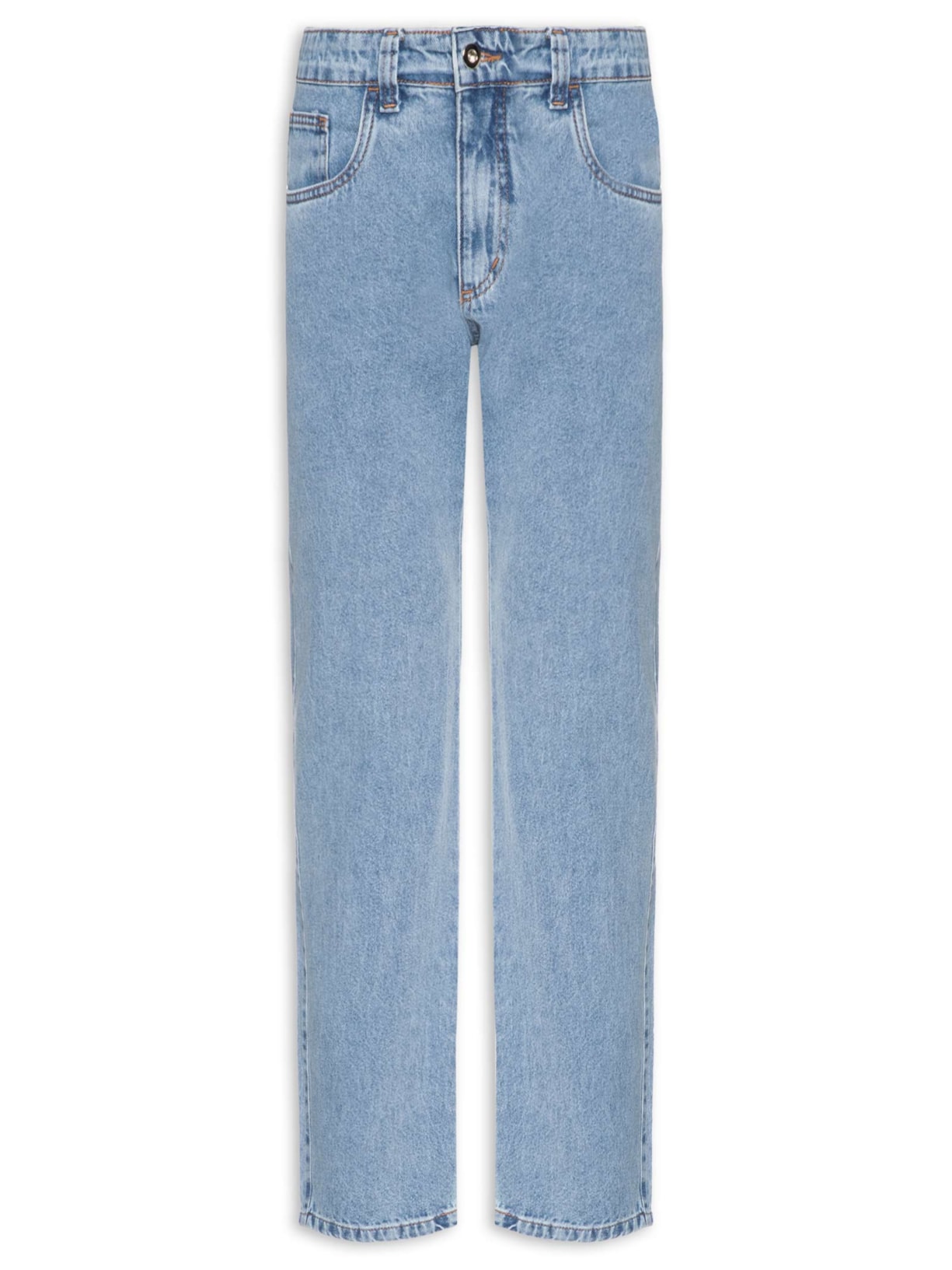 Calça Jeans Masculina Reta – Azul Basiq Men