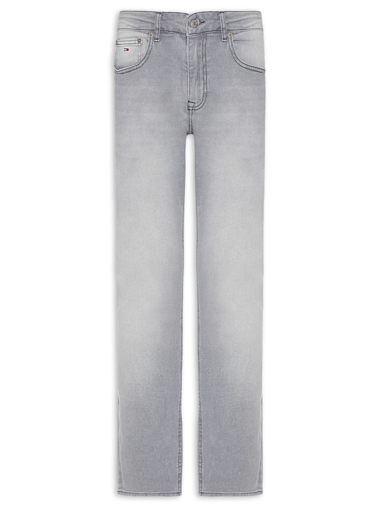 Calça Jeans Masculina Scanton DI1263 Slim Fit Com Elastano – Cinza Tommy Jeans