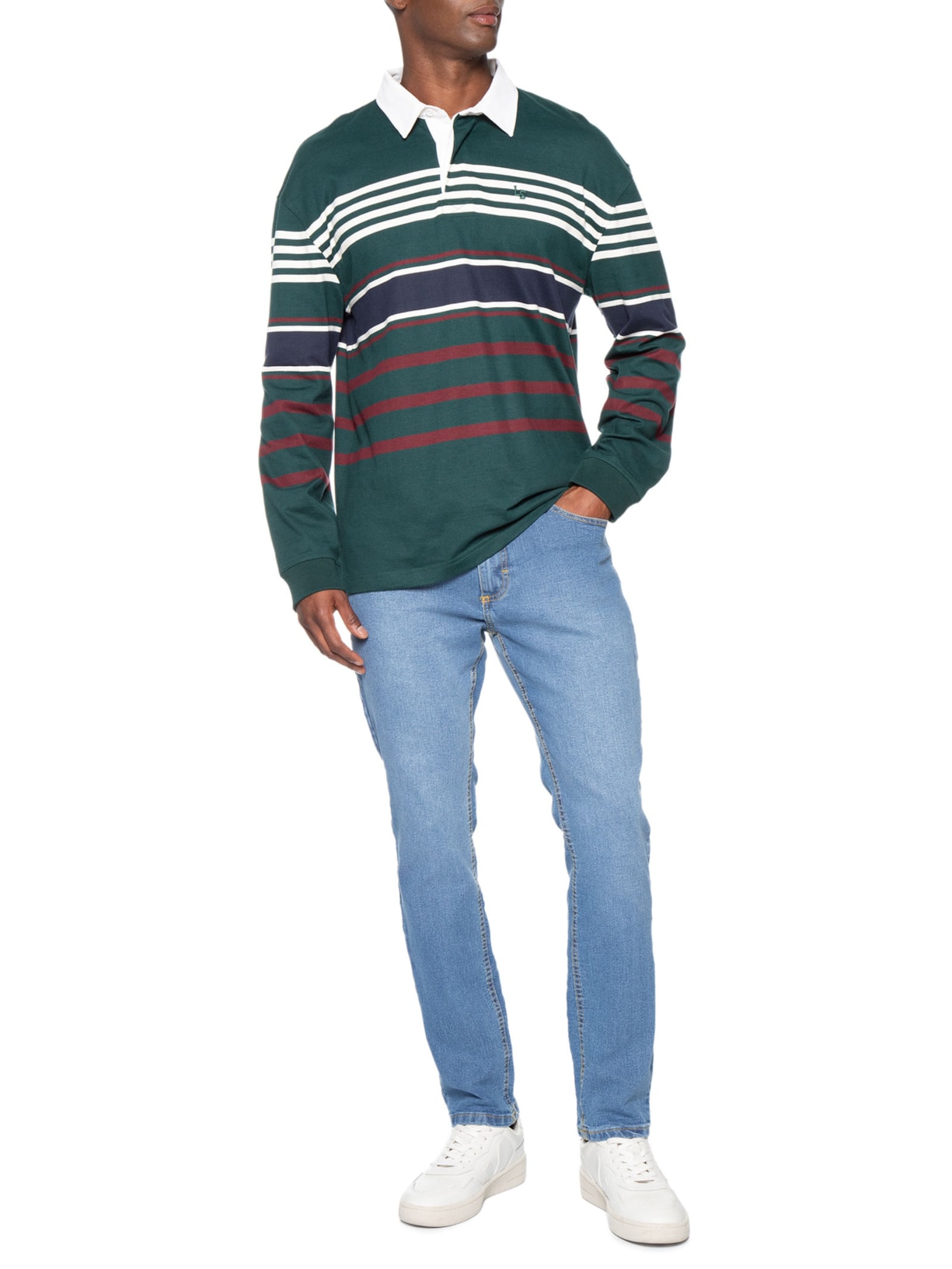 Calça Jeans Masculina Skinny Fit Azul Hering