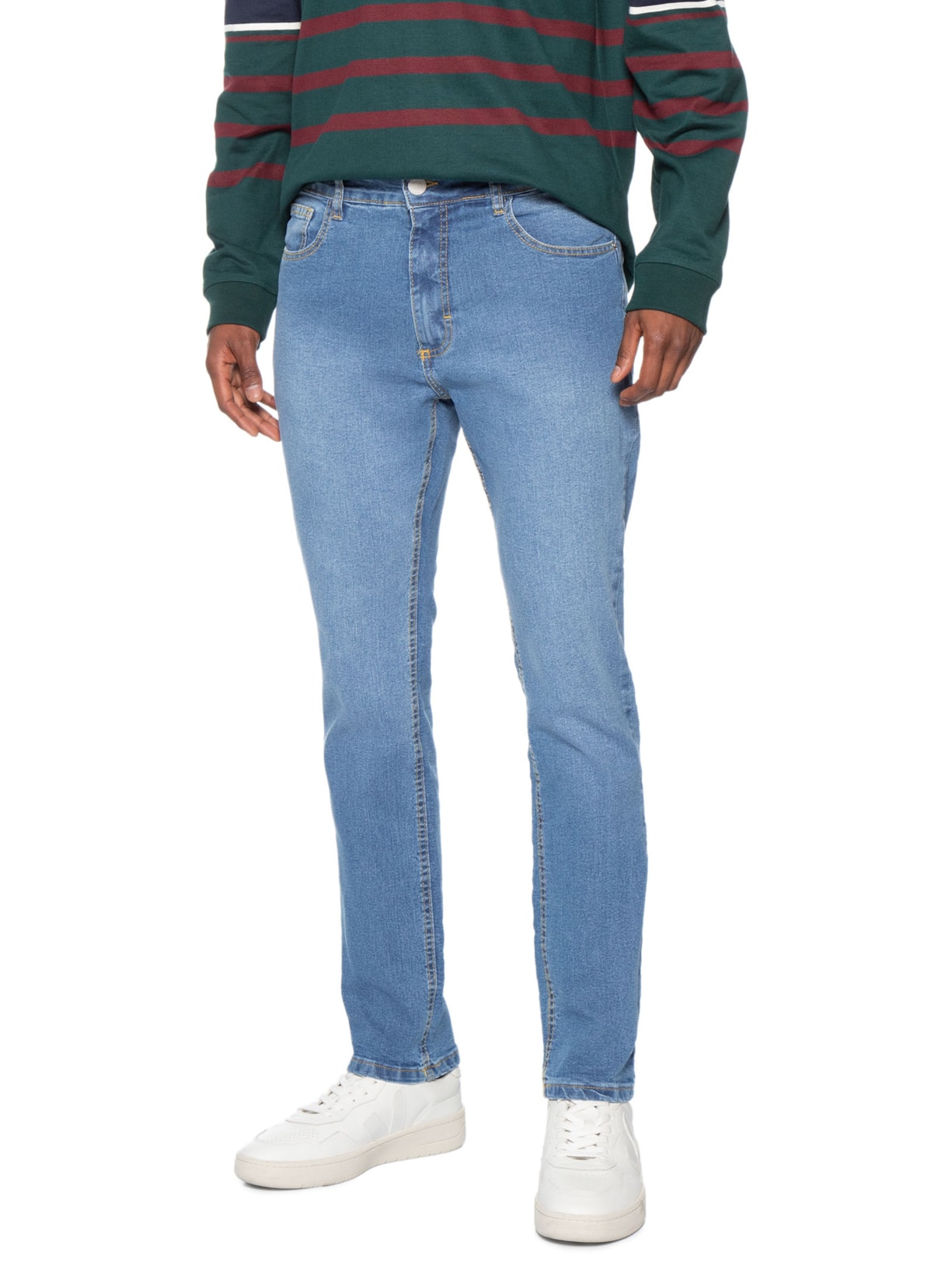 Calça Jeans Masculina Skinny Fit Azul Hering