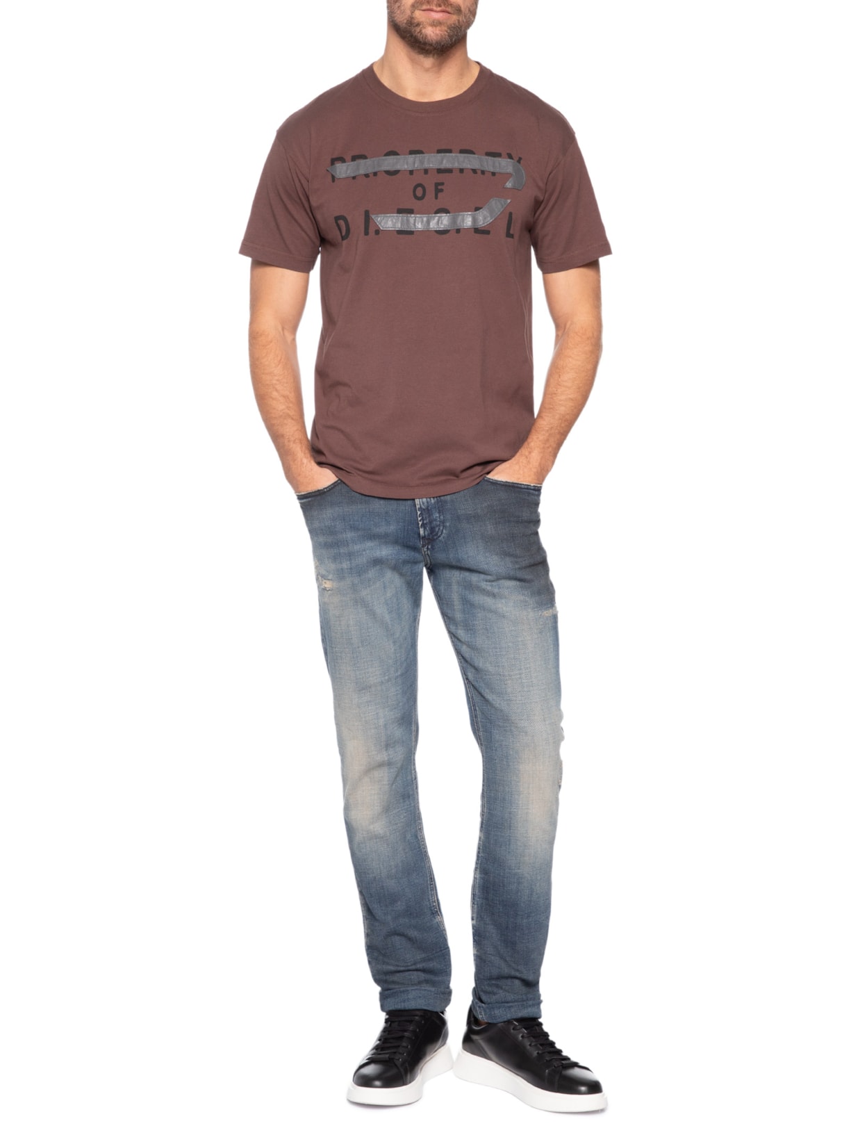 Calça Jeans Masculina Skinny Sleenker – Azul Diesel