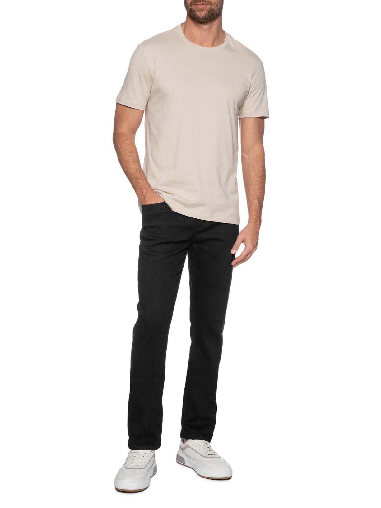 Calça Jeans Masculina Slim Black Kombat Preto Aramis