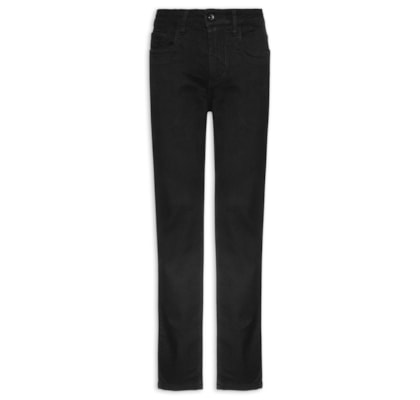 Calça Jeans Masculina Slim Black Kombat - Preto