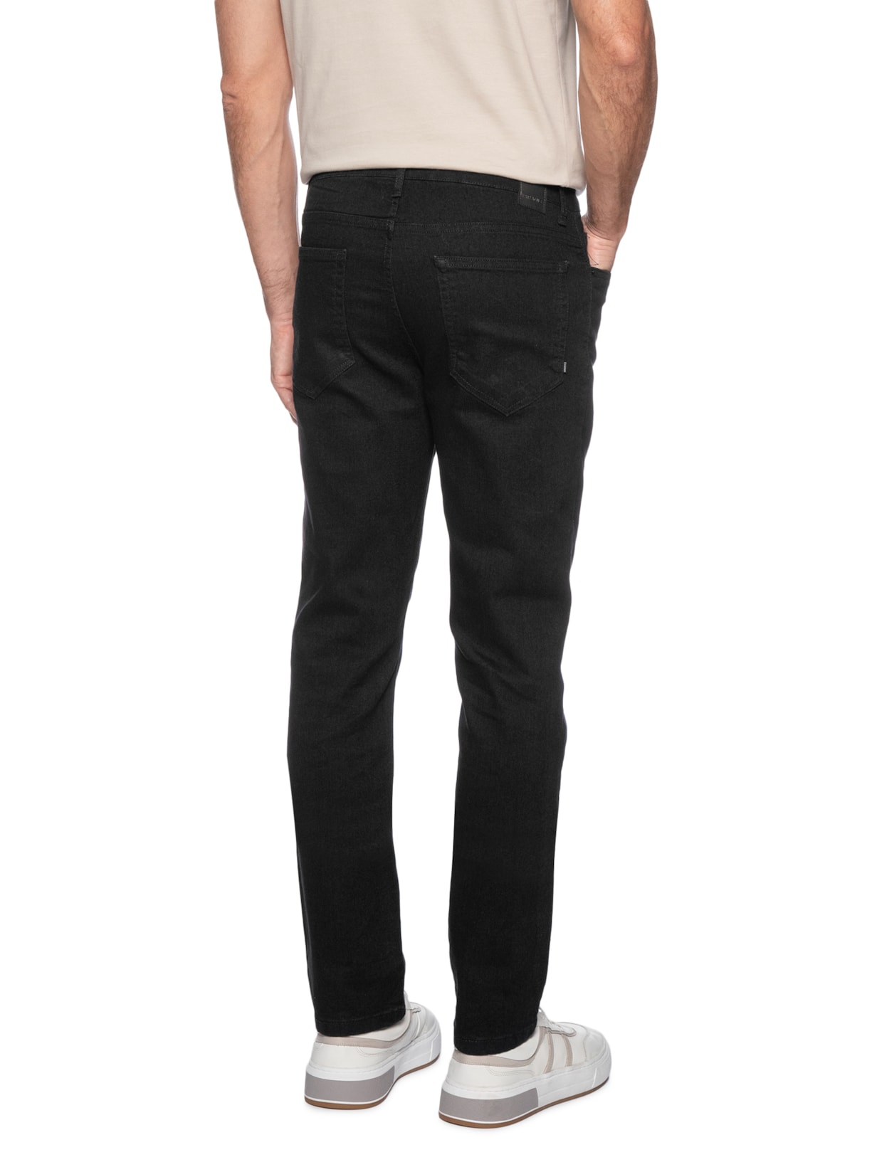 Calça Jeans Masculina Slim Black Kombat Preto Aramis