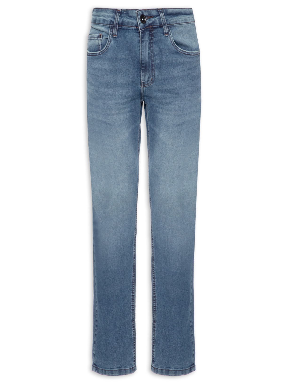 Calça Jeans Masculina Slim Blue Stonado - Azul