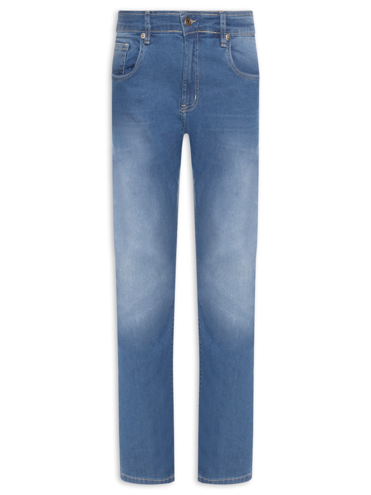 Calça Jeans Masculina  Slim Comfort – Azul Sergio K