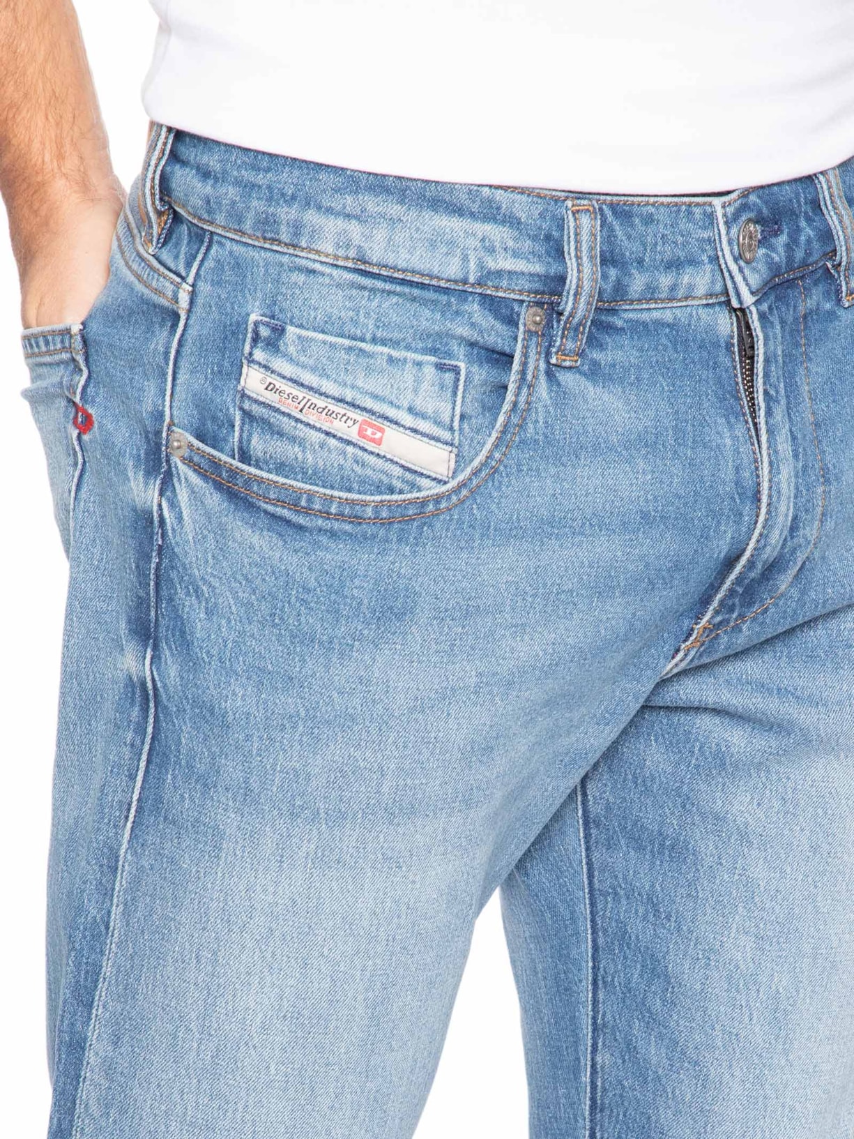 Calça Jeans Masculina Slim D Strukt Azul Diesel
