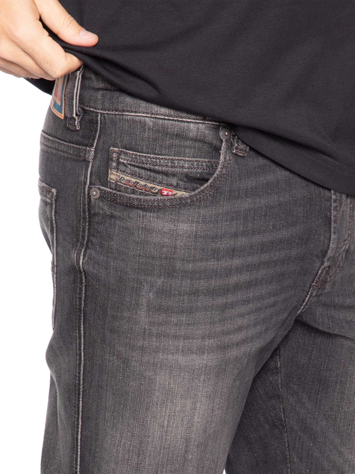 Calça Jeans Masculina Slim D-Vyl – Preto Diesel